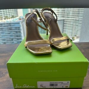 Sam Edelman Orchid Beige Leather Heels